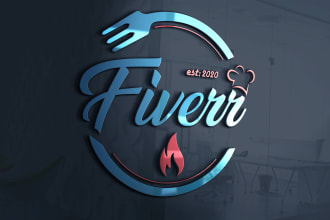 design restaurant,food,bar,burger and cafe logo
