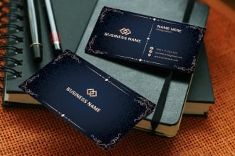 do stunning luxury elegant modern unique classy beautiful business card design