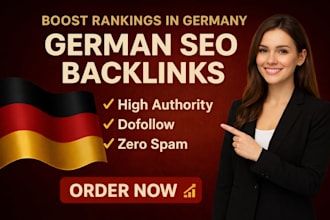 build white hat high da german backlinks for dofollow SEO germany