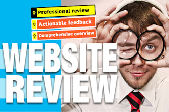 audit your website from a user point of view