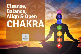 cleanse, balance, align and open your chakra system