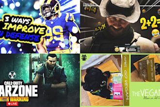 create youtube thumbnails for you