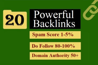 high quality da 50 plus article submission and profile links