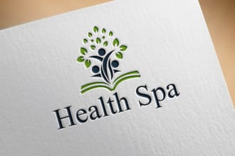 design a natural health, landscape medical, eco, hemp logo for you