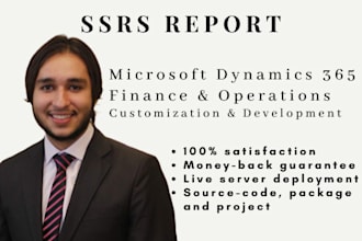 create customize ssrs report for microsoft dynamics 365