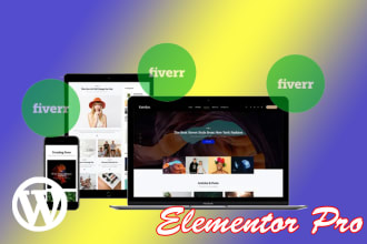 create wordpress website, blog website, responsive web creation