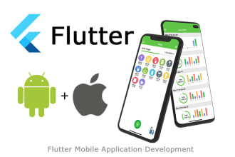 create android and ios app with flutter