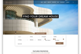 design your real estate website on wordpress and wix