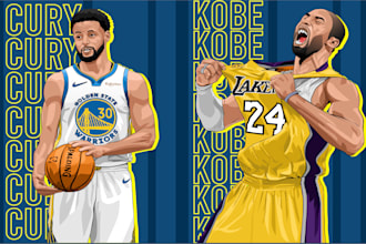 make your favorite athlete or your photo into a cartoon