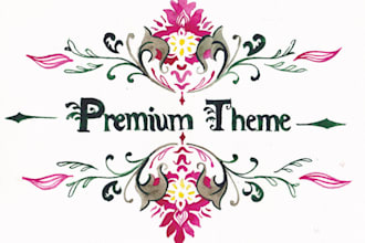 make you a stylish handwriting as logo,in watercolour and ink