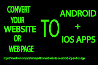 convert website to android or iphone app