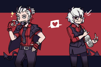 draw your customized anime comic art character illustration
