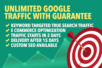 send google search traffic with guarantee