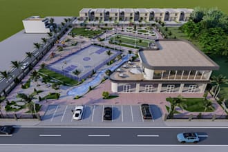 be your landscape designer for parks, gardens, 3d rendering and walkthrough