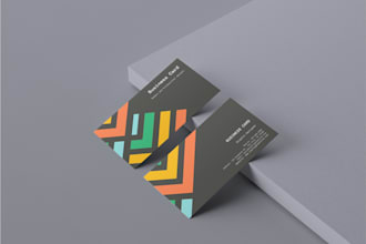 design an elegant business card