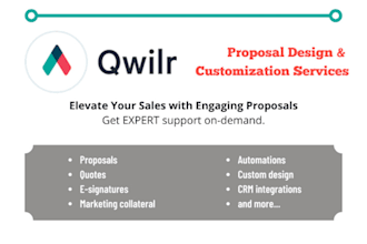 create sales proposals in qwilr