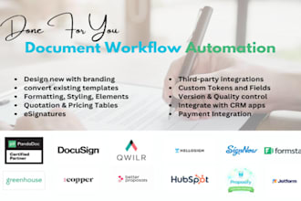 build sales docs in pandadocs, docusign, qwilr, betterproposal etc