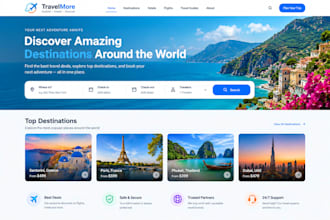 build a automated travel affiliate website, booking portal