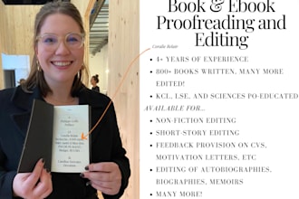 proofread and edit your ebook