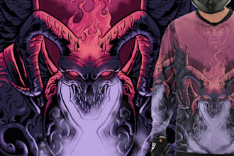 make 2d illustrations for game, skins, props and merch