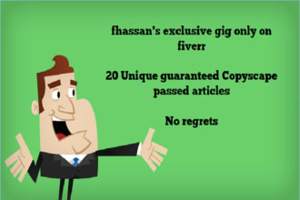 provide 10 rewritten unique copyscape passed articles