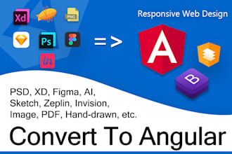 convert psd to angular