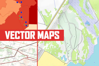 draw vector city map in illustrator
