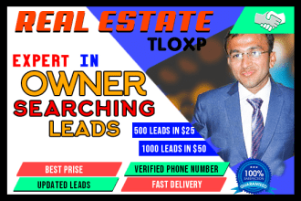 provide real estate property owner name, skip tracing, llc