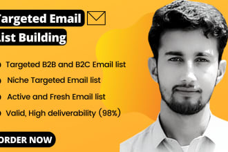provide active, fresh niche targeted email list for email marketing
