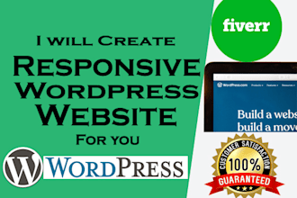 create a responsive wordpress website