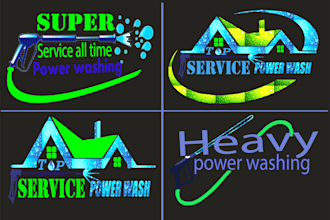 do power or pressure washing cleaning and servicing logo