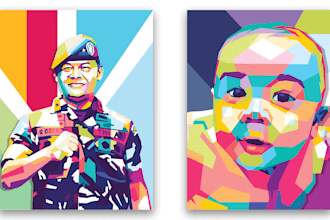 make your photo in wpap illustration to make good your photo