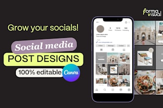 design canva templates for social media posts, ads, carousel