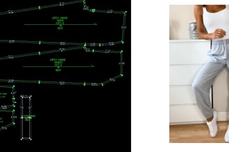 make digital sewing pattern with seamless pattern