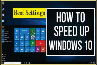 fix repair speed up windows 10 computer laptop