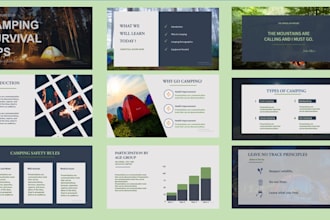 design modern powerpoint presentation within 24 hours