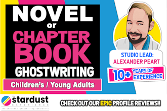 write ghost write your fiction novel story book ebook for young adults