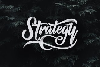 do a killer hand drawn typography, vintage logo