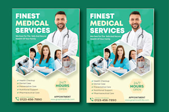 design an awesome flyer or one pager