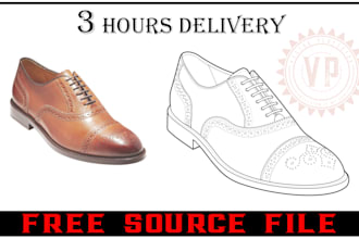 do line art of any product or image