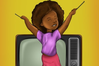 cartoonist and freehand digital artwork