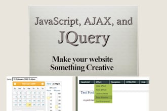 help you with javascript, jquery, html related work