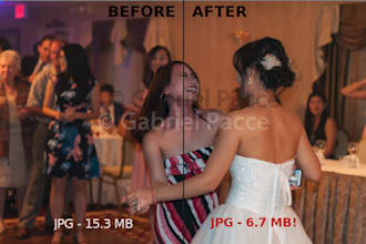 reduce the file size of your photos or jpg images