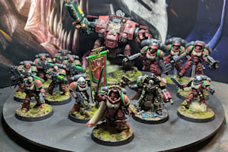 happy to build and paint your tabletop army