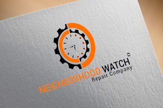 do high quality eye catching watch logo for your business