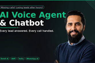 build an ai voice agent and chatbot for lead capture and support