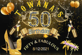 do create formal birthday card or banner designs in 24 hours
