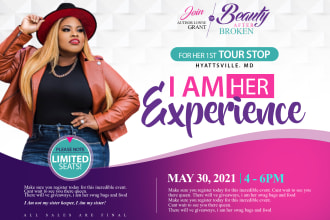 design social media flyer, online church flyer