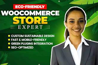 build a eco friendly woocommerce store to promote your sustainable brand