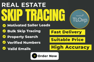 do real estate bulk skip tracing, llc skip tracing